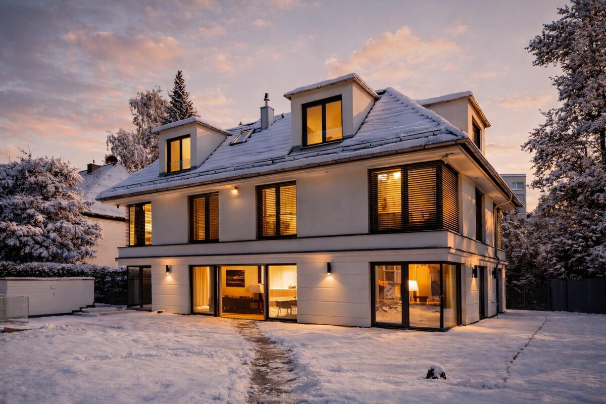 Familienleben in einer LUXUSVILLA unweit der Isarauen